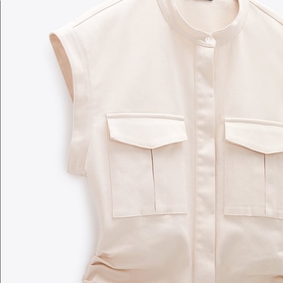 zara pocket dress